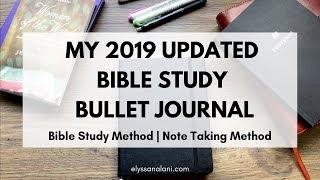 MY 2019 UPDATED BIBLE STUDY BULLET JOURNAL | BIBLE STUDY METHOD | BUJO | MISCELLANIES