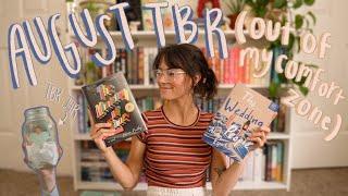 TBR jar chooses my August reads *that are out of my comfort zone*