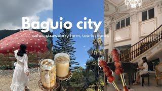 Baguio City vlog: cafe hopping, strawberry farm, botanical garden, camp john hay, etc.