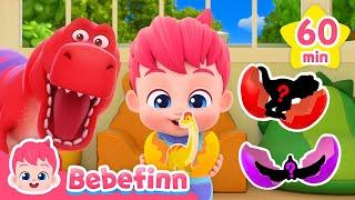 Dinosaur Doo Doo Doo | Bebefinn and Surprise Dino Eggs +more Nursery Rhymes