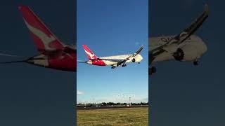 UP CLOSE Qantas Boeing 787-9 Dreamliner Take-off Sydney Airport