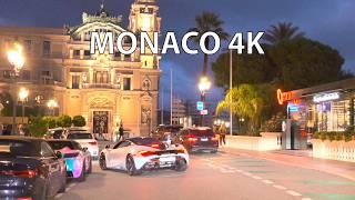 Monaco 4K - Driving Downtown - Billionaires' Playground