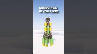 Super Rocket  in Minecraft | TUTORIAL #jmoxbuild #minecraft #minecrafttutorial #rocket