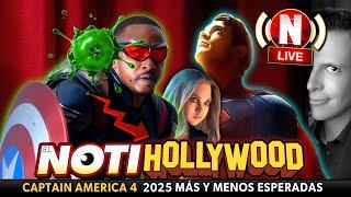 ¡CAPITÁN AMÉRICA Machucado! 2025 Películas Más y Menos Esperadas, Crítica THE GORGE | Noti-Hollywood