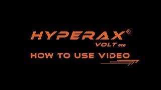 ＜VOLT eco＞ How to Use - HYPERAX hitch mounted 2 E Bike Mounted Bike Rack Carrier