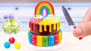 Best Miniature Chocolate Cake Decorating IdeasMUKBANG How To Make Rainbow KitKat Cake Dessert