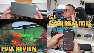 G1 Smart AR Glasses from Even Realities | Insanely Cool Tech! 