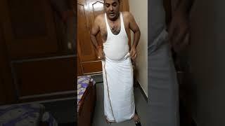 Way to wear a madrasi lungi