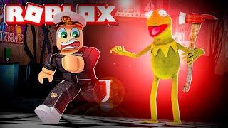 Can We SURVIVE the EVIL KERMIT THE FROG in ROBLOX!?