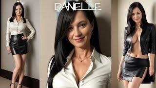 Danielle’s Leather Mini Skirt Lookbook – Edgy & Sophisticated at 45+! 