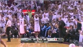 james throws it down! wow! [mike breen's commentary]