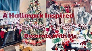 Hallmark Inspired Christmas Livingroom/Christmas Decorate With Me/ Marchpower Garland Review