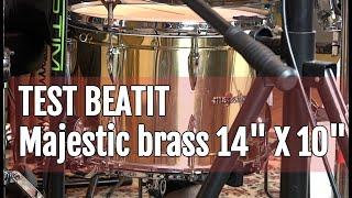 BeatIt Vintage Test: 14" x 10" Majestic Brass Snare Drum