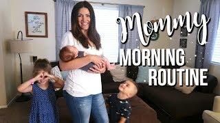 SUMMER MOMMY MORNING ROUTINE // Stay At Home Mom Of Three // Newborn Routine