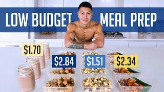 How To Build Muscle For $8/Day (HEALTHY MEAL PREP ON A BUDGET)