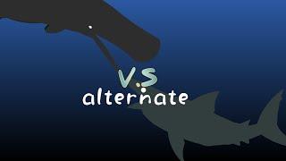 alternate) megalodon vs sperm whale