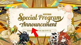 FINALLY!! HOYOVERSE Revealed Version 5.1 SPECIAL PROGRAM LIVESTREAM And NEW Details - Genshin Impact