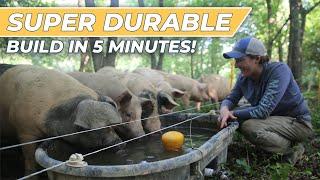 The BEST Pig Waterer - [Complete Build Tutorial]