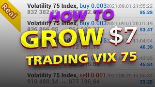 My 2023 VIX 75 "SECRETS" for growing small Accounts  - Synthetic Indices Course For Beginners 2023