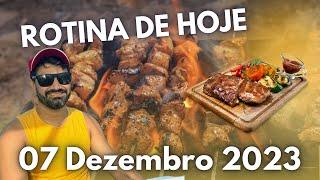 Pobre faz churrasco assim. Nossa rotina 7 de dezembro de 2023