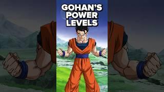 Every Canon Gohan Power Level