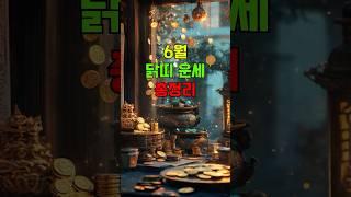 6월 닭띠 운세 총정리 #6월운세 #닭띠운세 #재물운 #직장운 #애정운 #운세채널 #숏운세