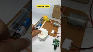Mini air pump - dc motor #diy #tech #electric