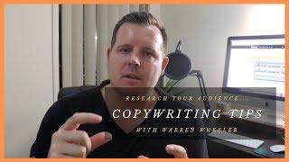 Persuasive Copywriting Tips - Research Your Audience!