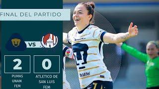 Cascareando el Deporte Presenta: Liga mx Femenil  (Jornada 1): Pumas 2 vs Atletico de San Luis 0