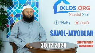 LIVE: Savol-javoblar №246 | 30.12.2020