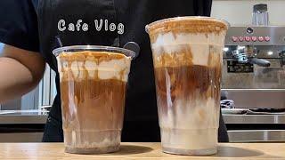 Cafe Vlog | Secret Way to Upsize a One-Size Cream Latte