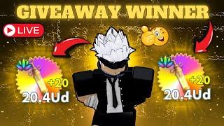  LIVE Giveaway Winner Announcement  Giving Free Weapon In Weapon Fighting Simulator