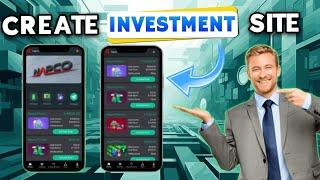 Investment Website Kaise Banaye |How To Create Own Investment Website| Only 15 Minute #hipstarshop