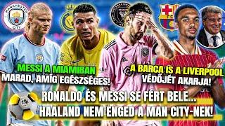 Ronaldo és Messi A MÚLT, nem szavaztak rájuk!  Haaland 100M euróért ELVIHETŐ! Barca és Real HARC!