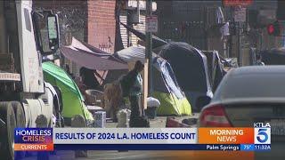 Los Angeles sees drop in homelessness for first time in years