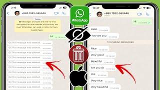 Como ver mensagens excluídas do WhatsApp no ​​​​iPhone |  Recuperar mensagens excluídas do WhatsApp