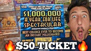 I Bought a $50 Ticket and THIS happened!!!| Scratch Life