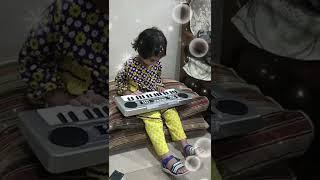 princess playing with piano 