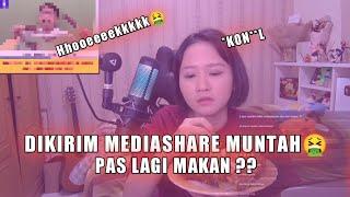 KAK GISHKA DI KIRIMIN MEDIASHARE MUNTAH PAS LAGI MAKAN??