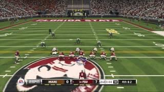 NCAA Football 14 Miami at FSU