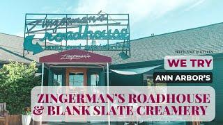 Foodie REVIEW: Ann Arbor's 2 Coolest Spots | We Try Zingerman's Roadhouse & Blank Slate Creamery