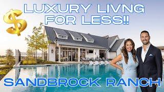 AUBREY TX BEST KEPT SECRET | SANDBROCK RANCH | BEST MASTER PLANNED COMMUNITY