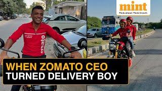 Watch: Zomato Founder Deepinder Goyal Stopped At Mall Entrance While Collecting Order, Then…