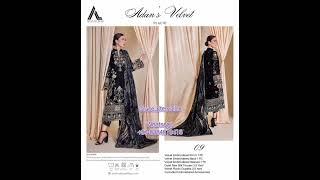 Adan's Libas Velvet Plachi! +91-8384819416 #pakistanisuits #velvet #fashion #adanslibas #adanlibas