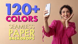 StudioBackdrops.com Seamless Paper Backdrops
