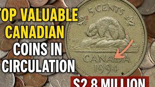 Top Valuable Canadian Coins in Circulation!