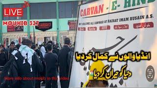 Live Arbaeen walk Karbala // Indian Mokib 327 #livestream  #arbaeenwalk #karbala