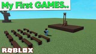 I Played All of MY OLD Roblox Games.. (Embarrassing)