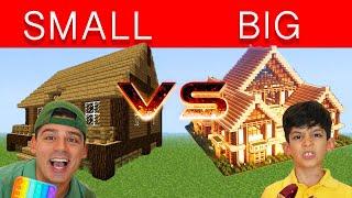 Jason destroys the Minecraft house of Alex