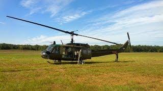 NO DOORS!!!  Flight in a vintage Huey Helicopter